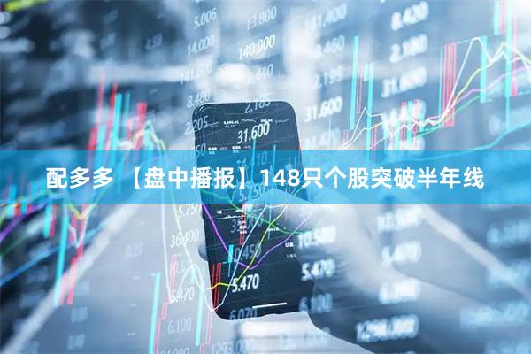 配多多 【盘中播报】148只个股突破半年线
