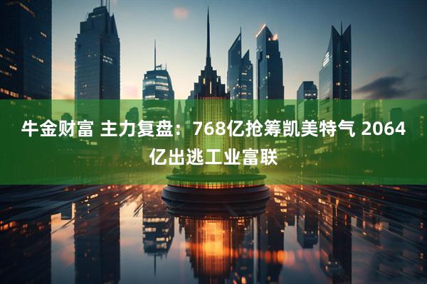 牛金财富 主力复盘:768亿抢筹凯美特气 2064亿出逃工业富联